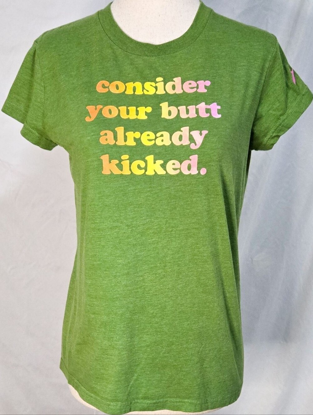 Vintage Y2K Nike Graphic Tee T Shirt Activewear Athletic Green Crew Neck